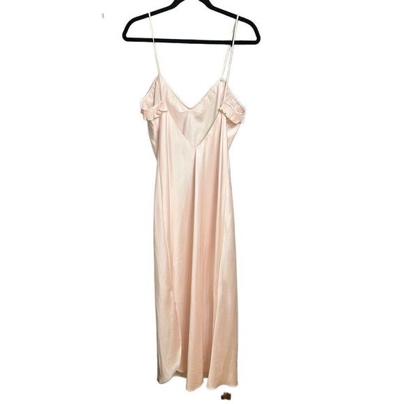Georgette Trablosi for Saks Fifth Avenue Floor Length Pastel Pink Nightgown - Picture 4 of 7